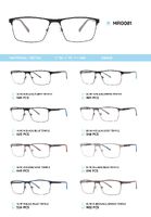 Metal frame with temples made of TR-90 material MR0081