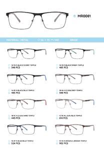 Металлическая оправа с дужками из материала TR-90 MR0081