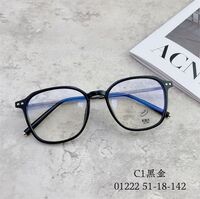 Hybrid frame, metal + TR90, with Blue Block coating SANTA 01222