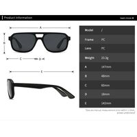 Plastic polarized men's sunglasses Elit 2433-EL