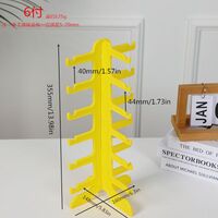 Floor glasses stand - display for children's optics corner with 3/4/5/6 slots JS-C230312
