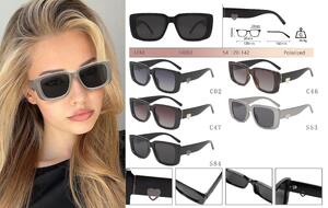 Polarized plastic sunglasses for women Leke LK14083