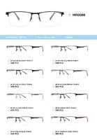 Metal frame with temples made of TR-90 material MR0088