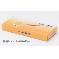 Magnifier, magnifying glass with handle 金-木55-XX, diameter: 42 mm, magnification: 10X