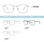 Metal men's frame for glasses MM1048