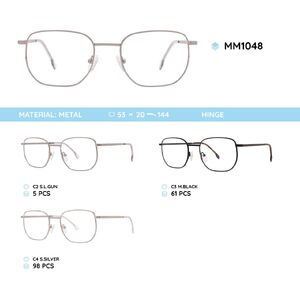 Metal men's frame for glasses MM1048