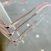 Metal frame MAMO with Blue Ray Cut protection lenses and flex F97011