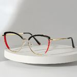 Combined frame glasses with blue light and UV protection 9750-GT