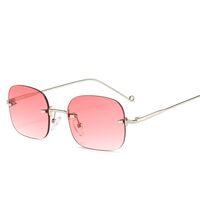 Metal rimless sunglasses with UV400 protection 2945-GT