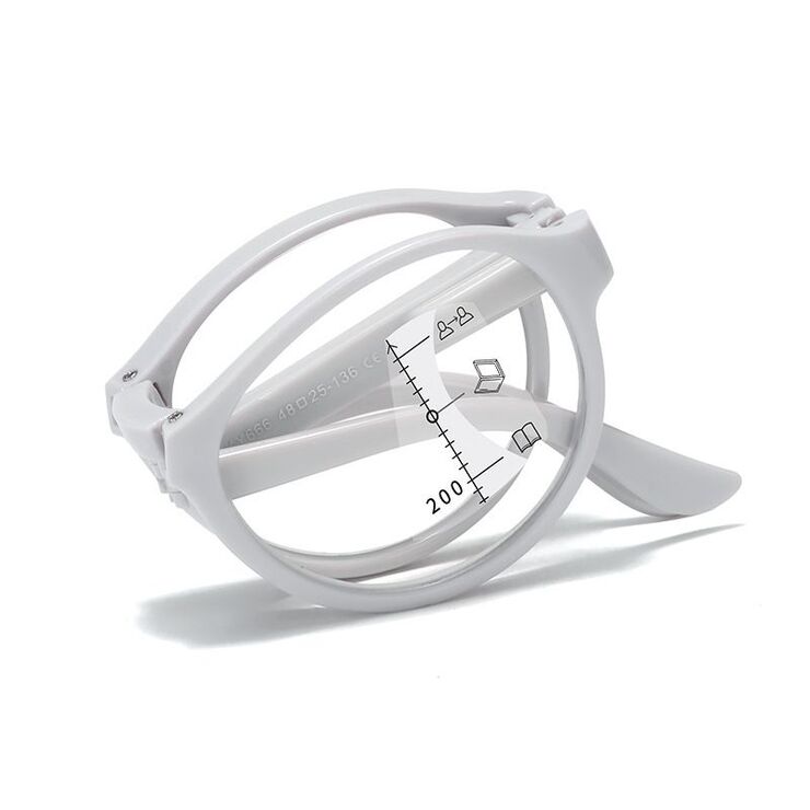 Plastic glasses for reading, portable, multi-focus KY666多焦点 with Blue ray cut protection, diopters from +1.00 to +4.00