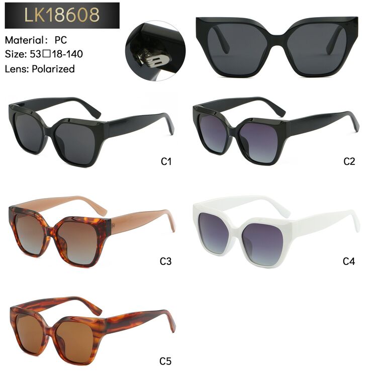 Polarized plastic sunglasses Leke L18608