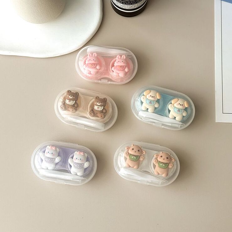 Mini soft contact lens kit PP-X62熊头彩虹星
