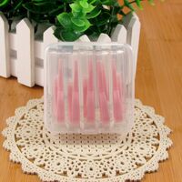 Комплект из 5 штук мини-наборов для мягких контактных линз - пинцет + присоска SC-2010剪刀夹5个装