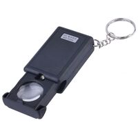 Folding magnifier with universal backlight 9584-XX, dimensions: ⌀21 mm. Magnification: 45Х