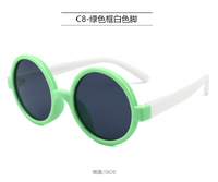 Polarized silicone sunglasses with UV400 protection for kids T11021-black