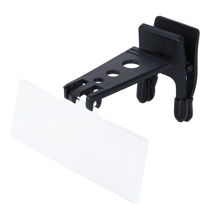 Лупа бинокулярная, увеличительное стекло с креплением на очки 19156-2-XX, увеличение: 1,5X, 2,5X, 3,5Х