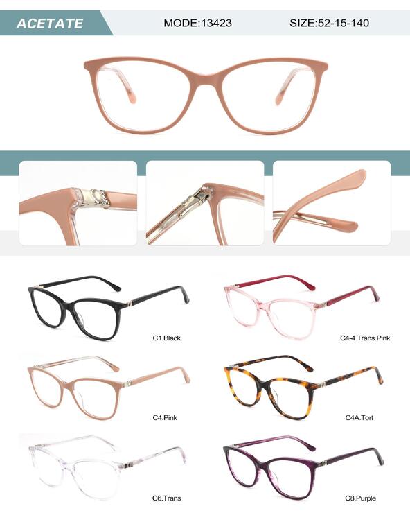 Оправа пластиковая из ацетата женская с флексом 13423-DA