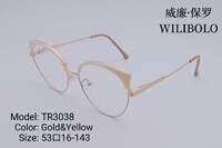 Оправа металл + TR90 ультратонкая женская с флексом Wilibolo TR3038