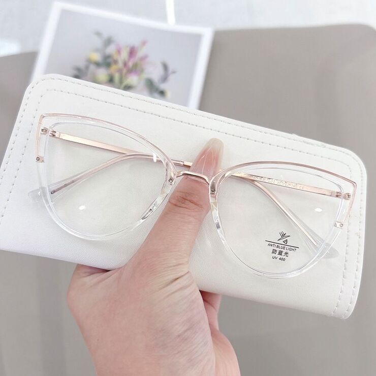 Combined frame (metal + TR90) with Blue Ray Cut protection lenses MAMO S11836