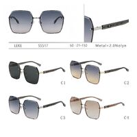 Polarized metal sunglasses with nylon lenses for women Leke S5517