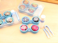 Mini set with contact lens cases ZZ001Tree, 2pcs