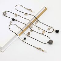 Gold-colored metal non-slip chain, with crystal, for glasses and masks GL1018