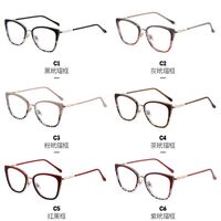 Оправа для очков комбинированная (металл + TR90) с защитой от синего света, с флексом FA87263