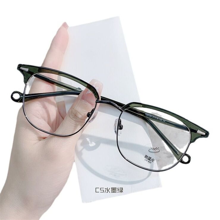 Nylor combined frame (metal + TR90) with Blue Ray Cut protection lenses MAMO TQ5759