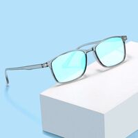 Blue Block TR90 glasses with blue light protection for colorblind people, with case KY806-6色盲
