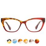 TR90 plastic frame or glasses with blue light protection, with spring hinges FA87248