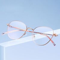 Metal glasses with blue light and UV protection 9650-3-GT