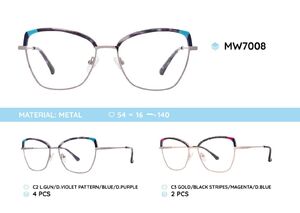 Оправа металлическая, с флексом MW7008