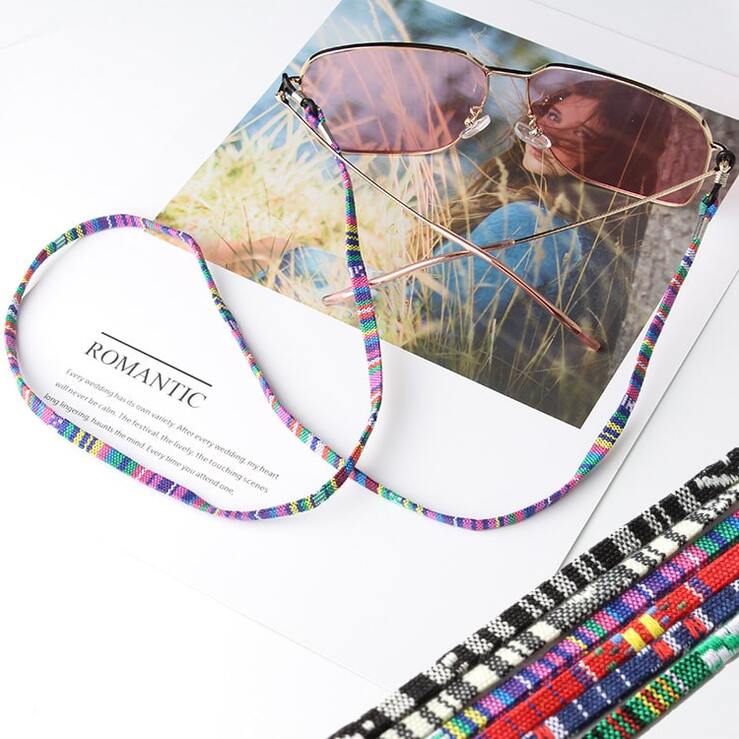 Cotton string eyeglasses holder 75 cm