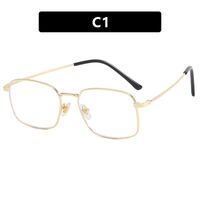 Metal glasses with blue light protection for men 9166-PN