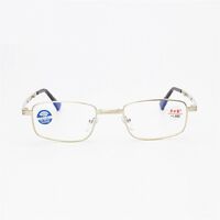 Очки складные металлические для чтения с защитой Blue ray cut QFA-180, диоптрии от +1.00 до +4.00, РМЦ=62-64