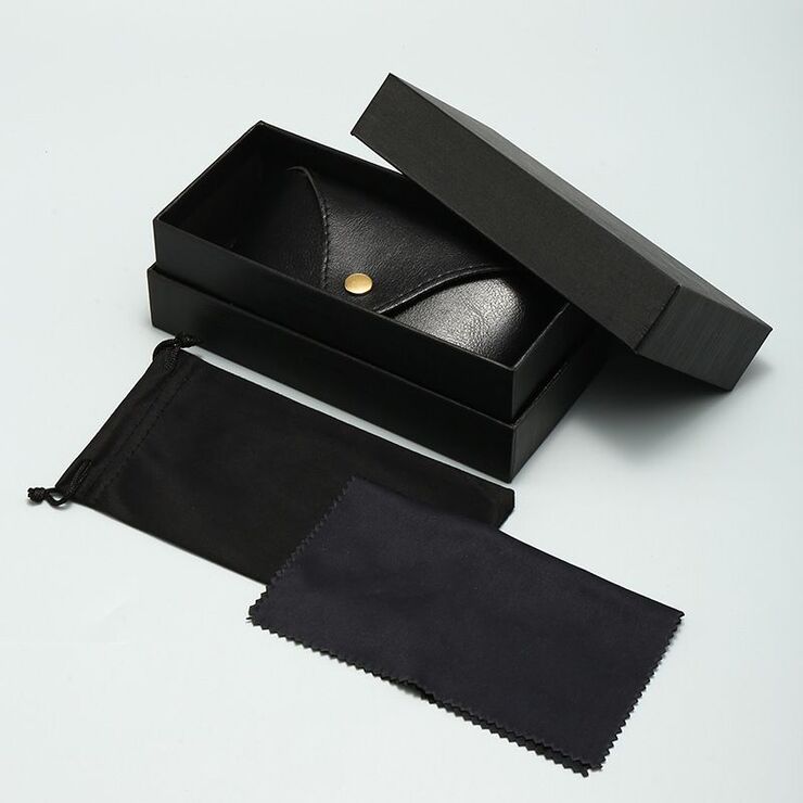 Sunglasses and eyeglasses hard shell case + extra kit AL678965842588