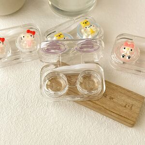 Mini soft contact lens kit W806-18粉衣猫兔狗
