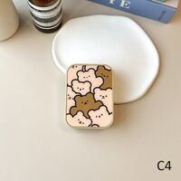 Kit for soft contact lenses XY5059棕色线条熊