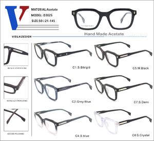 Оправа пластиковая из ацетата с флексом D3025-DA