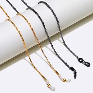 Металлическая нескользящая цепочка, для очков и масок GM160