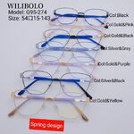 Оправа металлическая ультратонкая женская с флексом Wilibolo G95-274