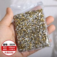 Set of rhinestones with a pointed bottom for frames and glasses repairing and decorating JD0007-AB