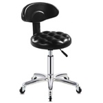 Стул вращающийся маленький на колесиках с подъемником 靠背