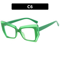 Plastic glasses with blue light protection for women 1233-5206-PN
