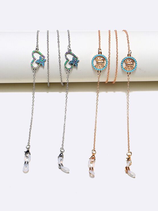 Акриловая цепочка для очков, набор из 2 штук GM005