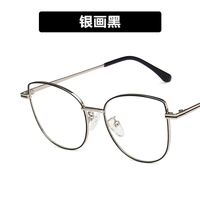 Metal glasses with blue light protection for women 35036-PN