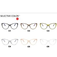 Plastic glasses with blue light protection for women 66010-PN