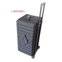 Mobile box (suitcase, trunk, organizer, display case) on wheels for frames and glasses for 192 slots JS-C220921