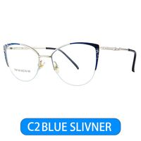 Metal nylor frame or glasses with blue light protection, with spring hinges FA87198