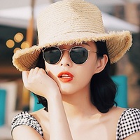 Color lenses polarized sunglasses for drivers 3447